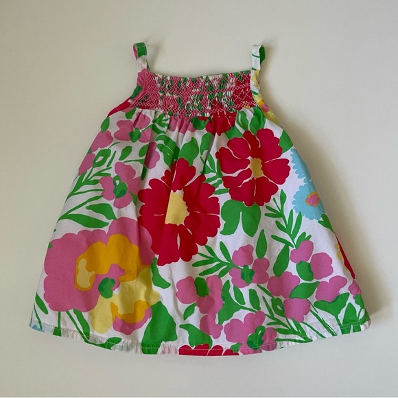 Lily Pulitzer Girls’ Sarafina Ant Print Dress with Matching Diaper Cover - 3-6M - Picture 3 of 13